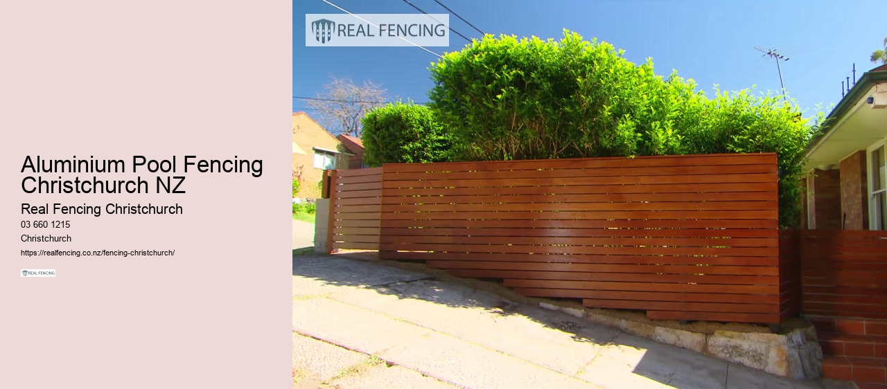 Aluminium Pool Fencing Christchurch NZ