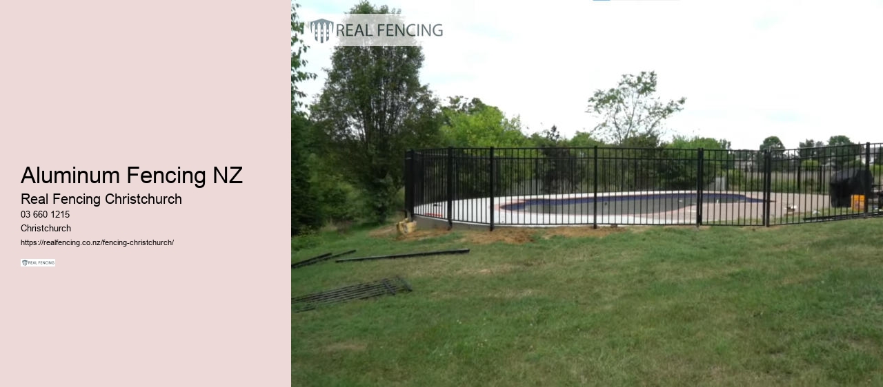 aluminium fence gates christchurch