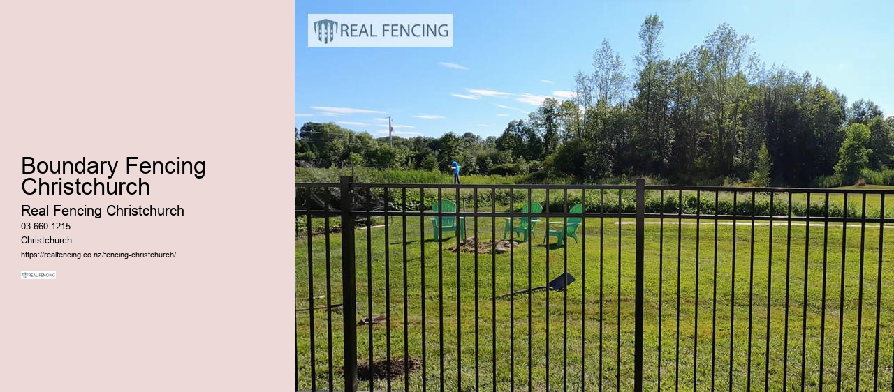 christchurch metal fencing