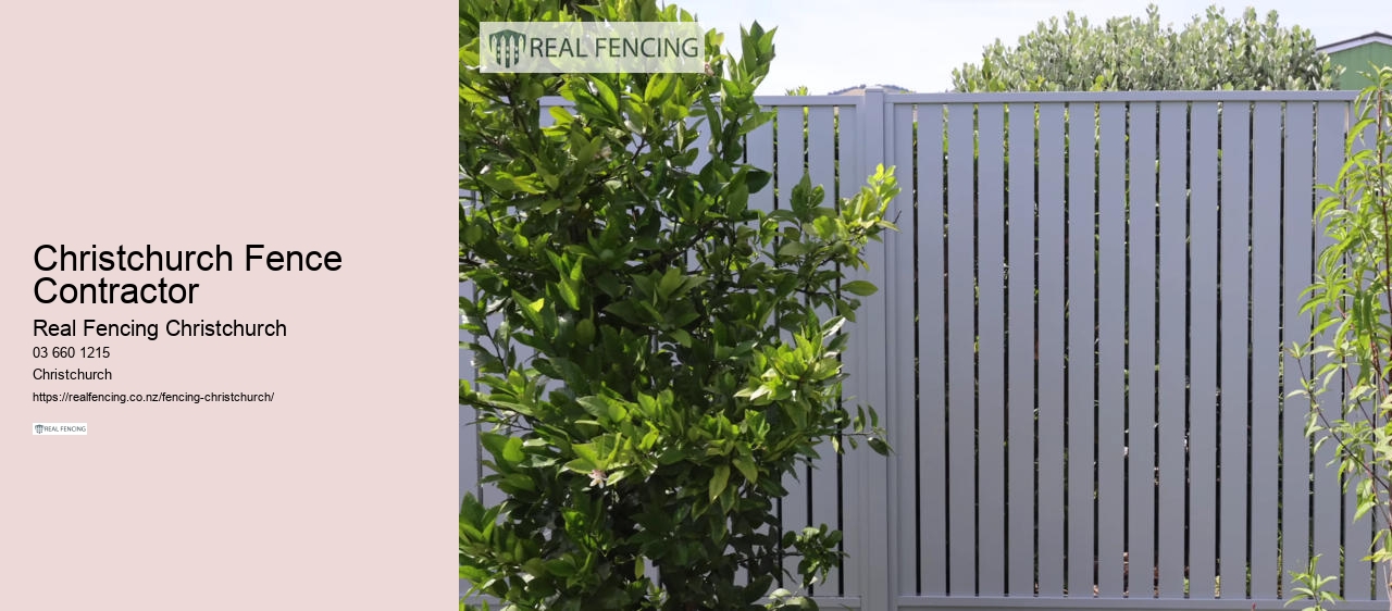 Christchurch Fence Contractor