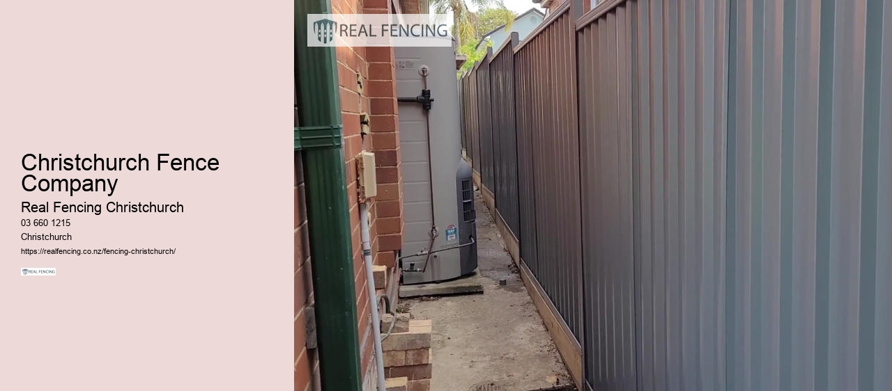 pvc fencing chch