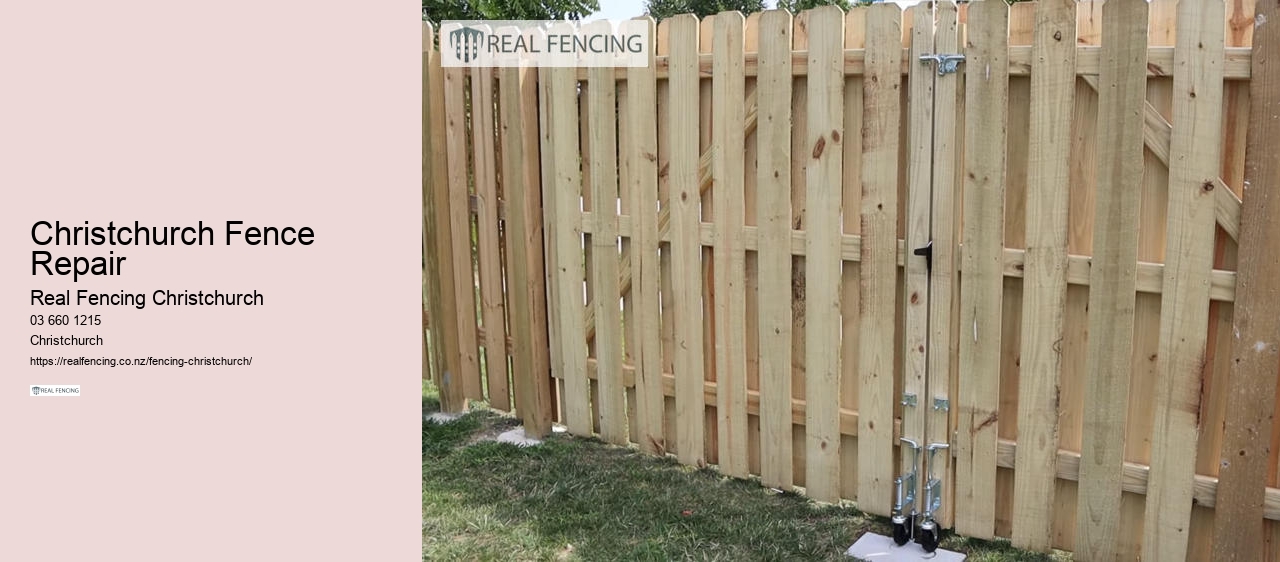 Christchurch Fence Repair