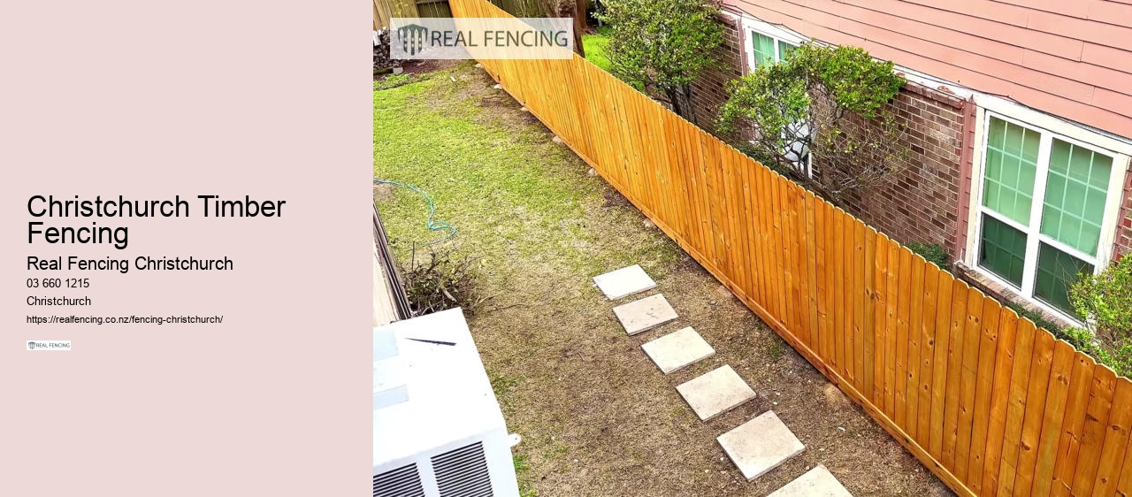 Christchurch Timber Fencing