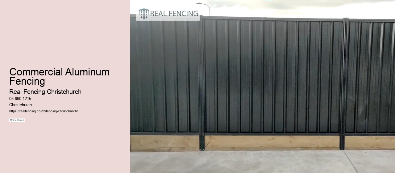 Commercial Aluminum Fencing