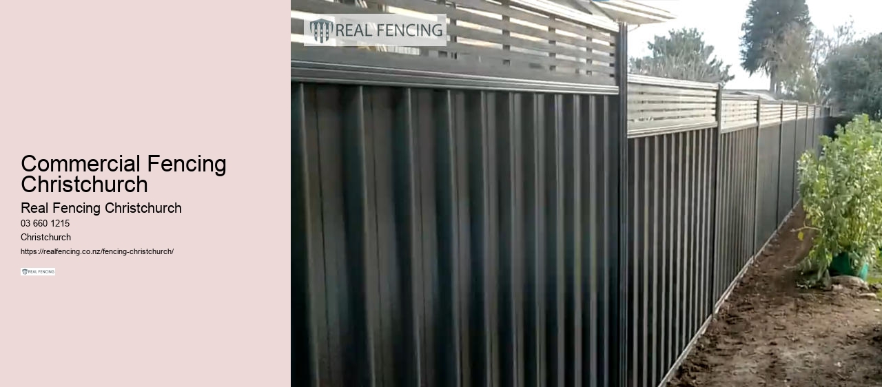 Commercial Fencing Christchurch