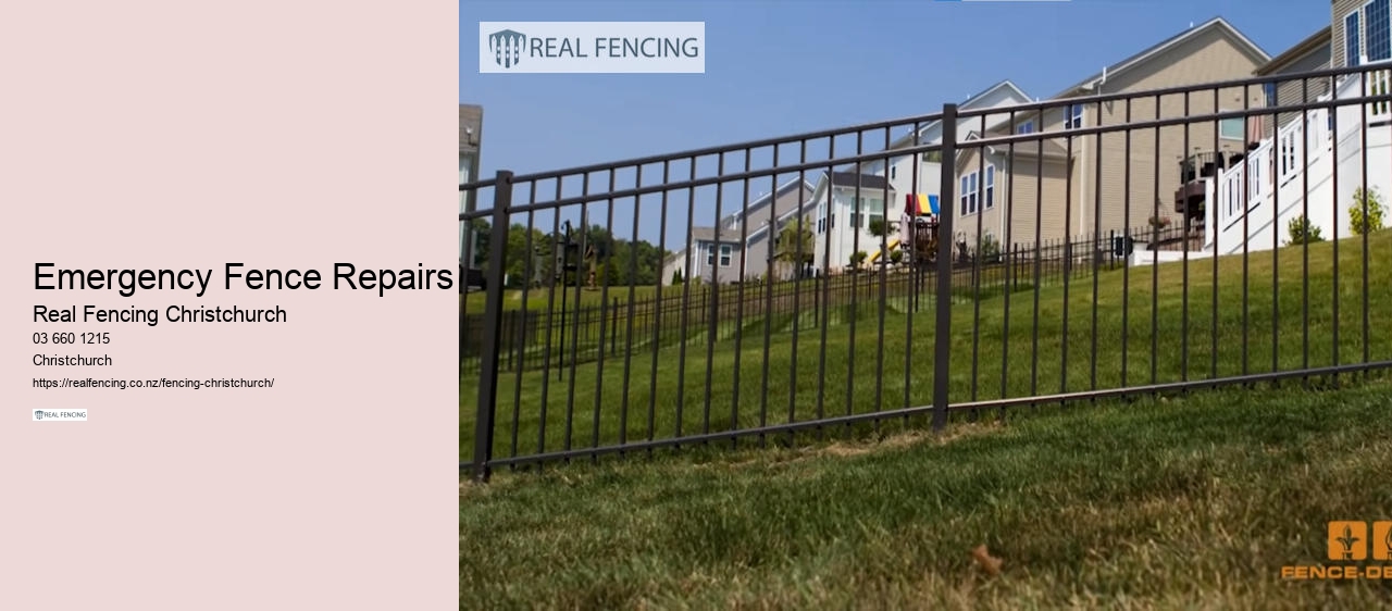 christchurch metal fencing