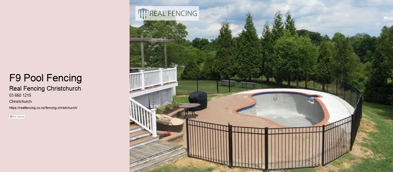 F9 Pool Fencing