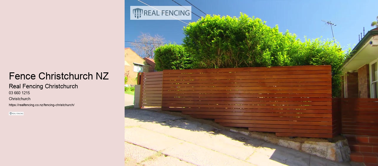 vinyl fence christchurch