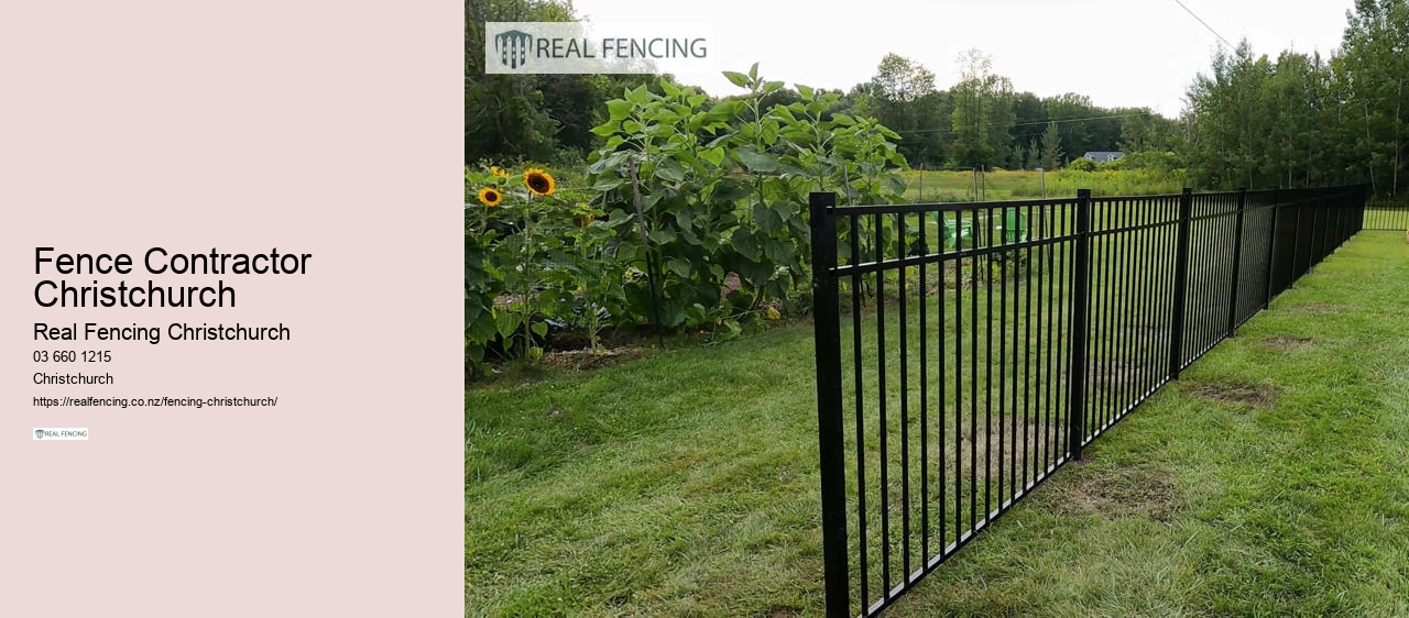 Fence Contractor Christchurch