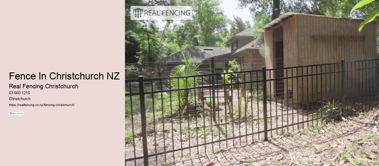 christchurch metal fencing