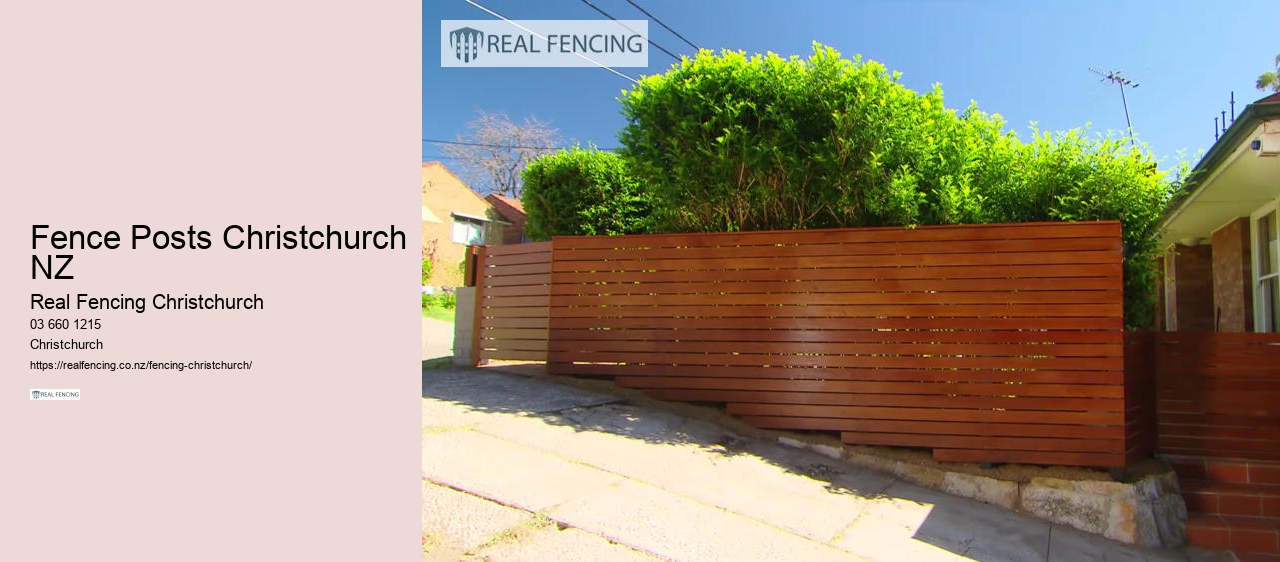 fence palings christchurch