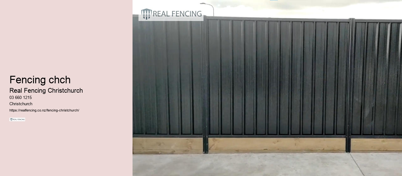 fencing timber christchurch