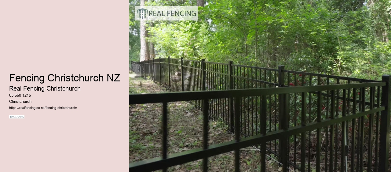 fencing christchurch nz