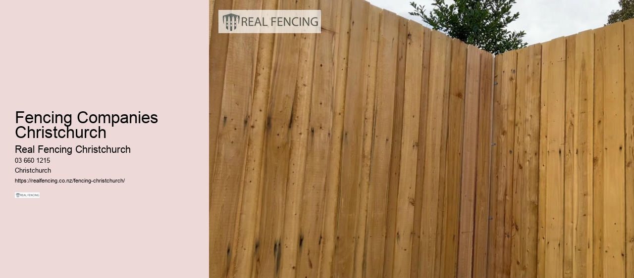 Fencing Companies Christchurch