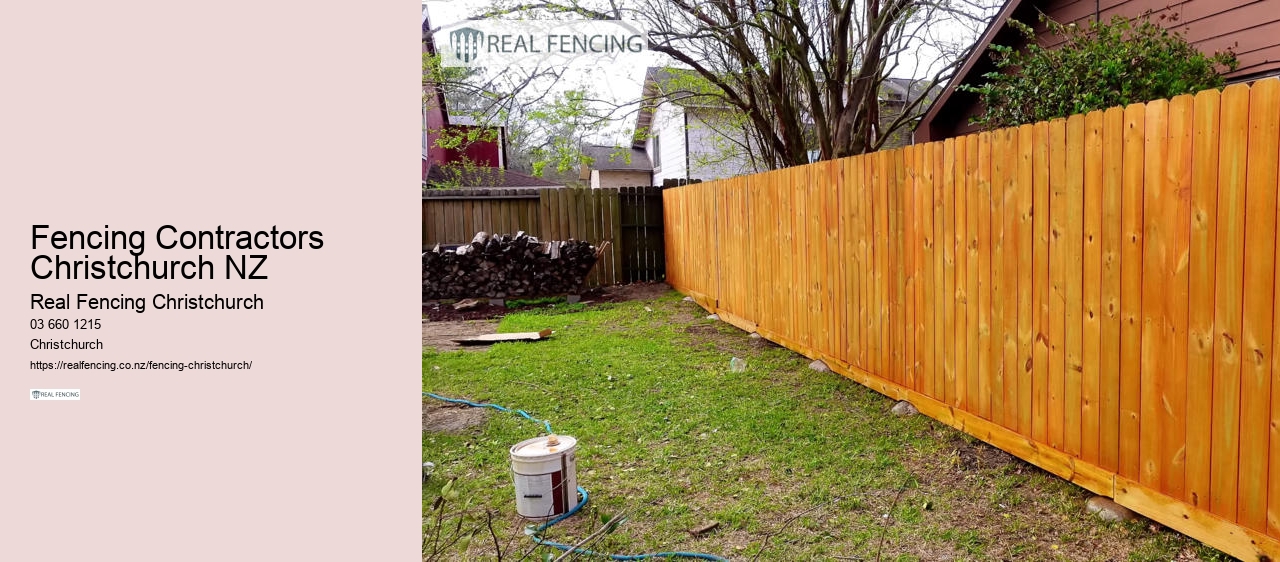 fencing contractors christchurch nz