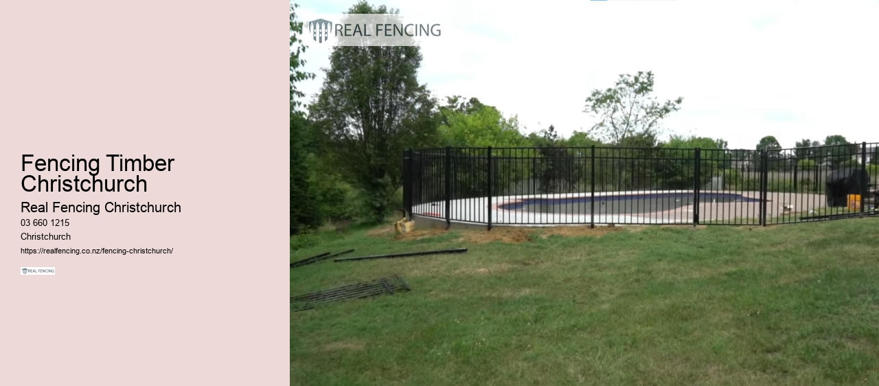 metal fencing chch