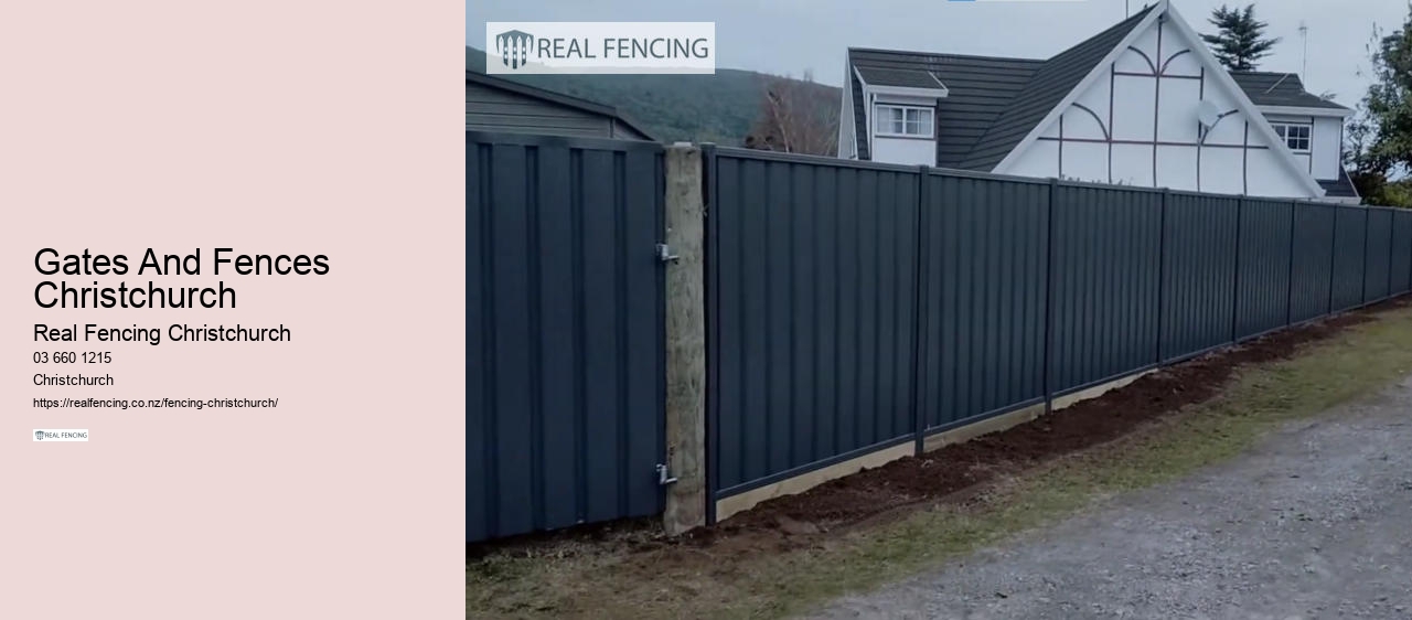 fencing contractors chch