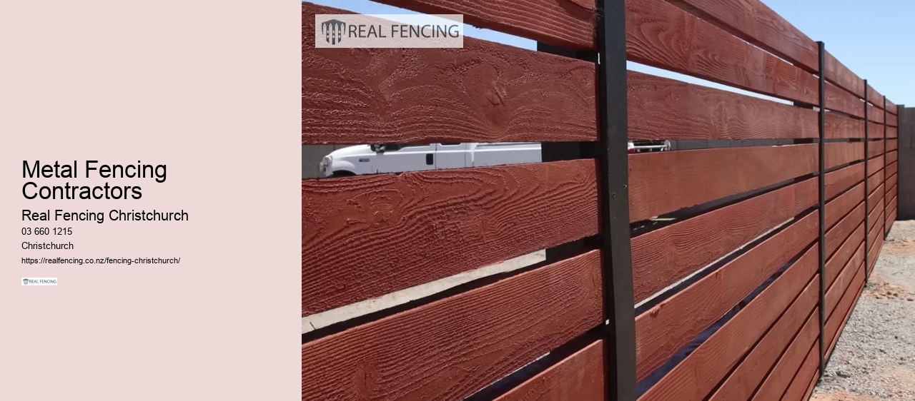 metal fencing chch