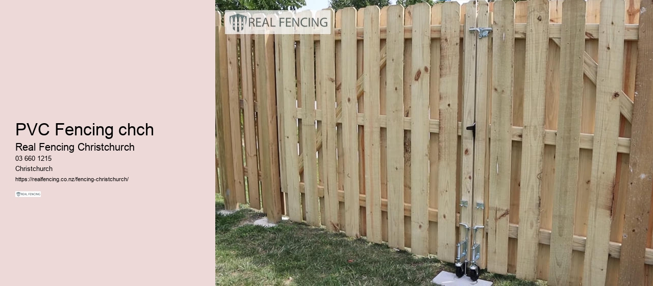 PVC Fencing chch