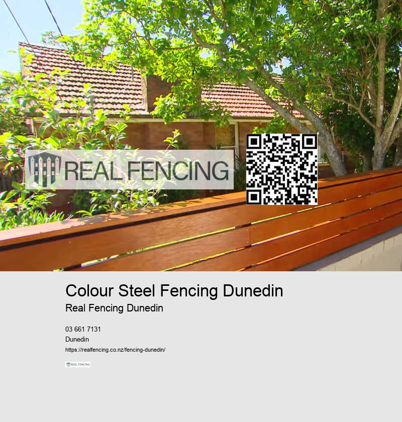 Colour Steel Fencing Dunedin