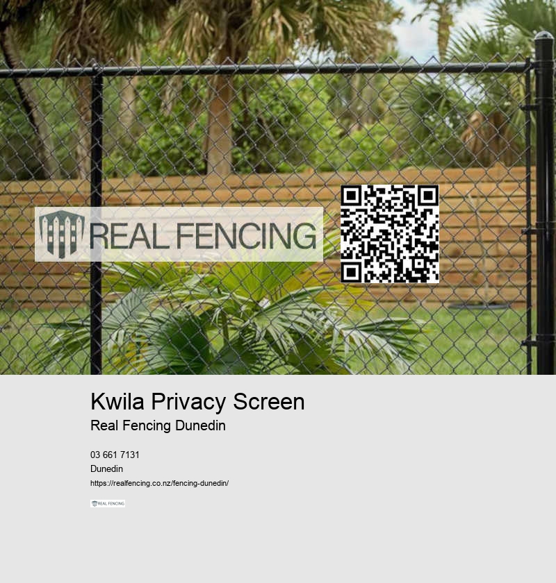 Kwila Privacy Screen
