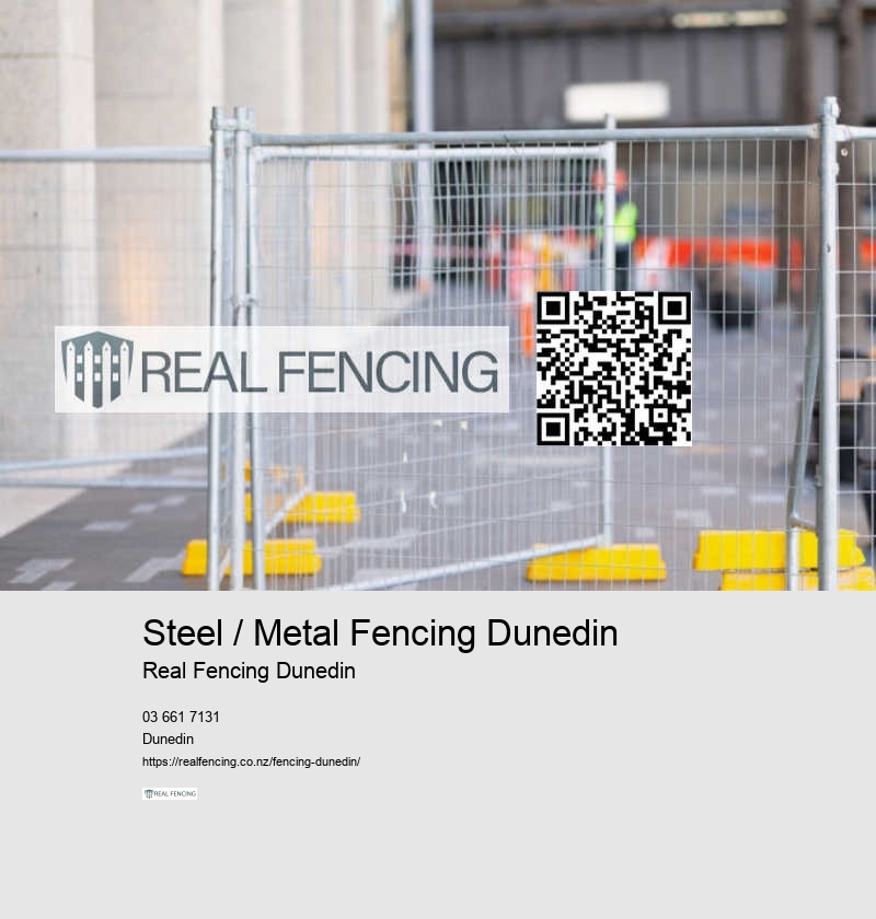Steel / Metal Fencing Dunedin