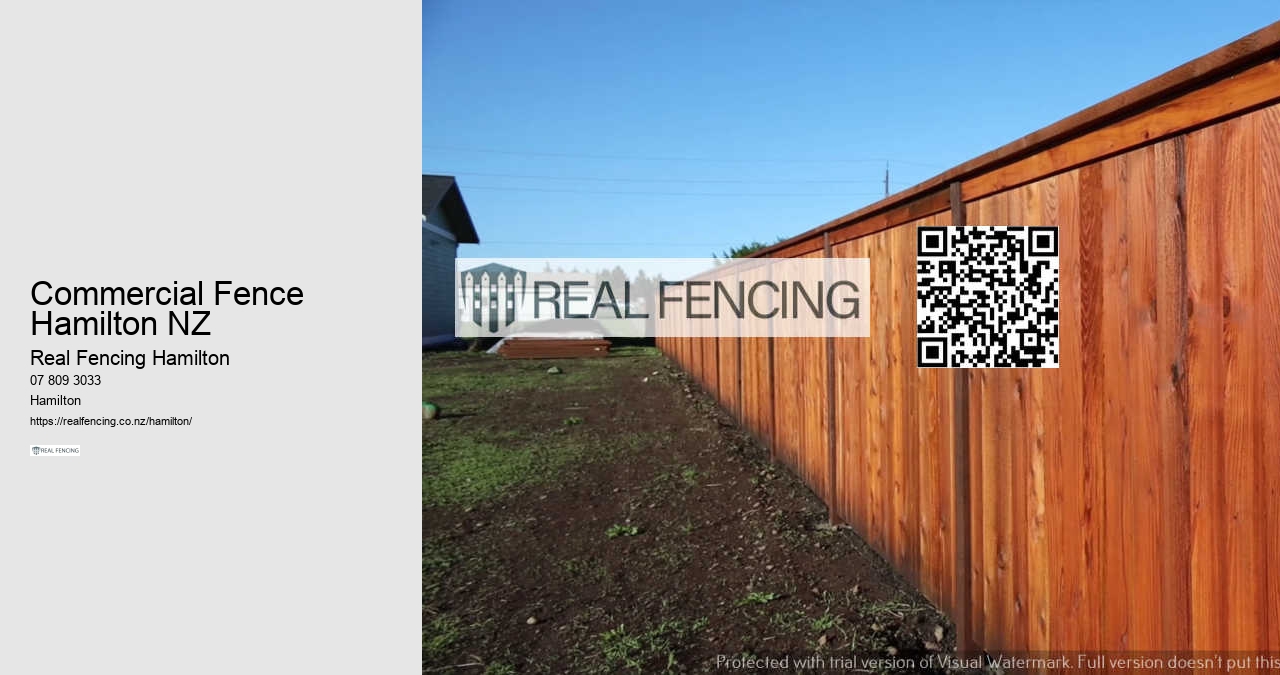 Commercial Fence Hamilton NZ