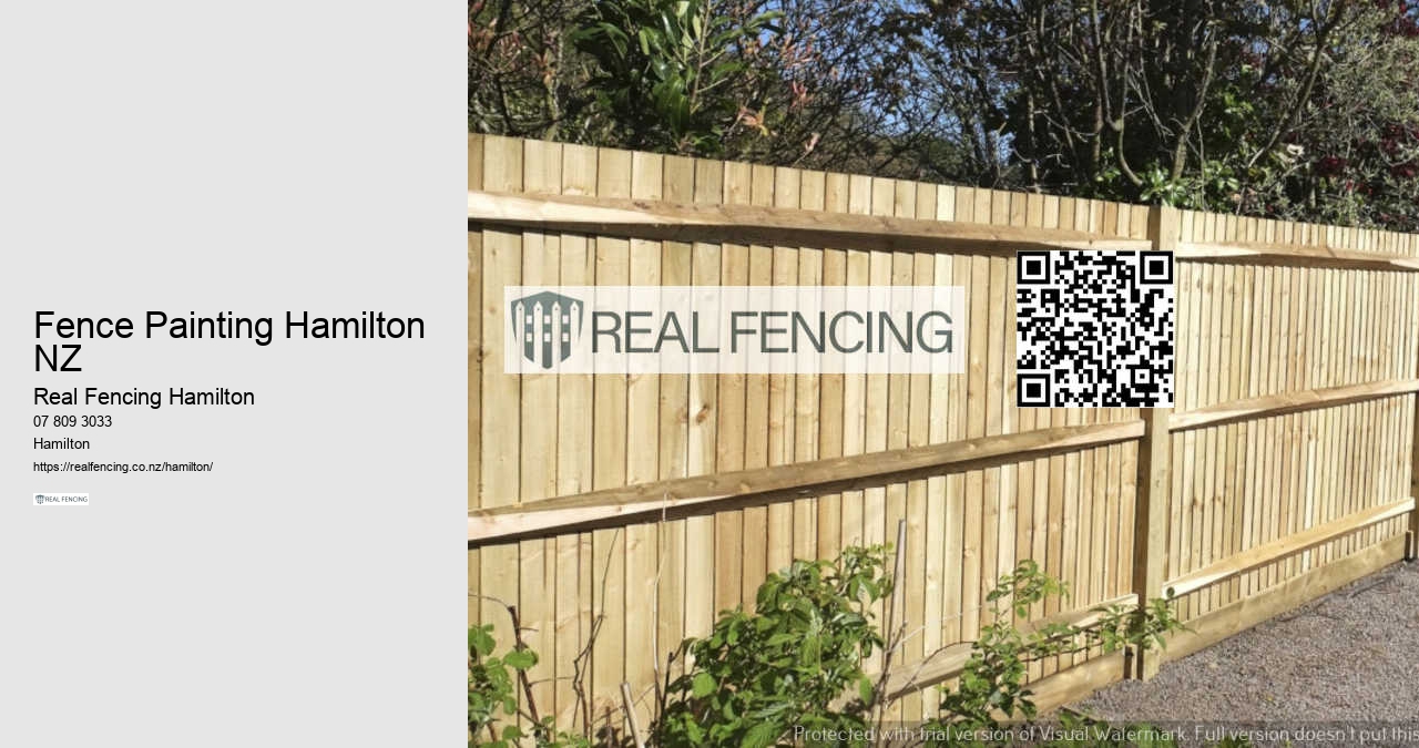 Fence Painting Hamilton NZ
