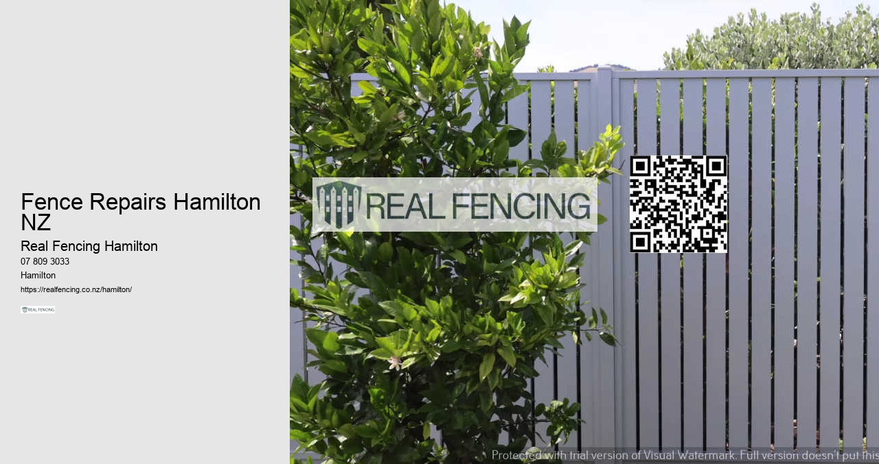 Fence Repairs Hamilton NZ