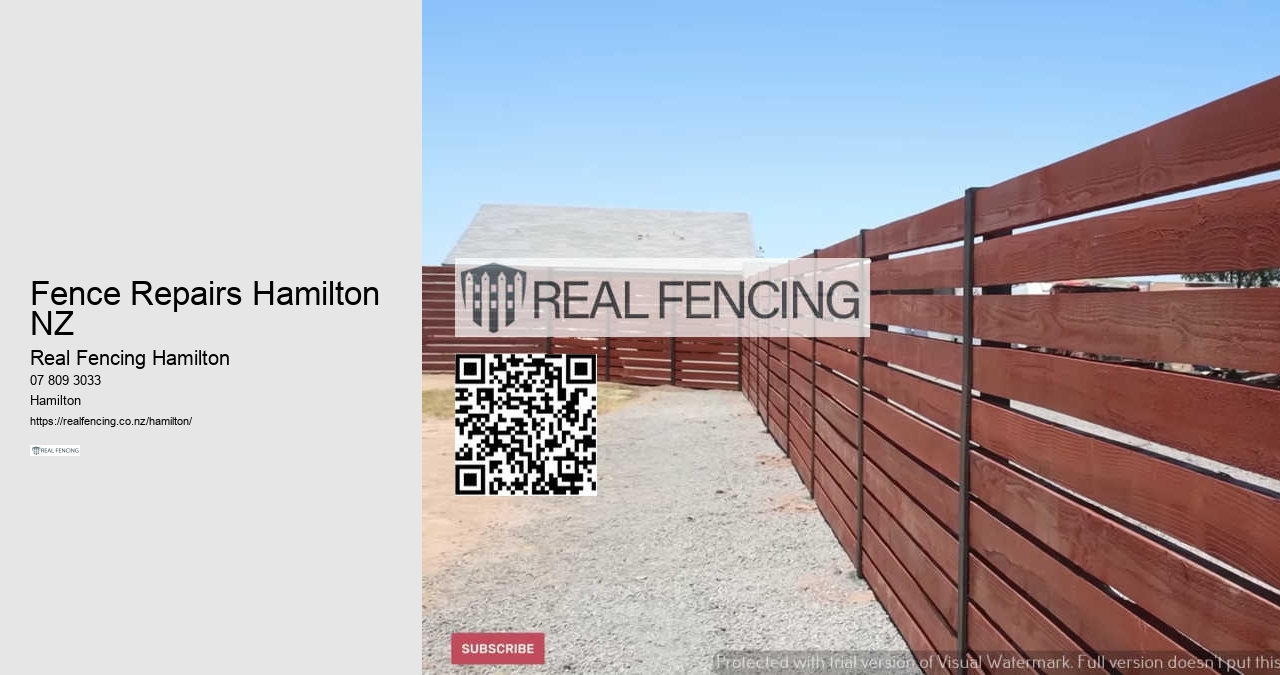Garden Fencing Hamilton NZ