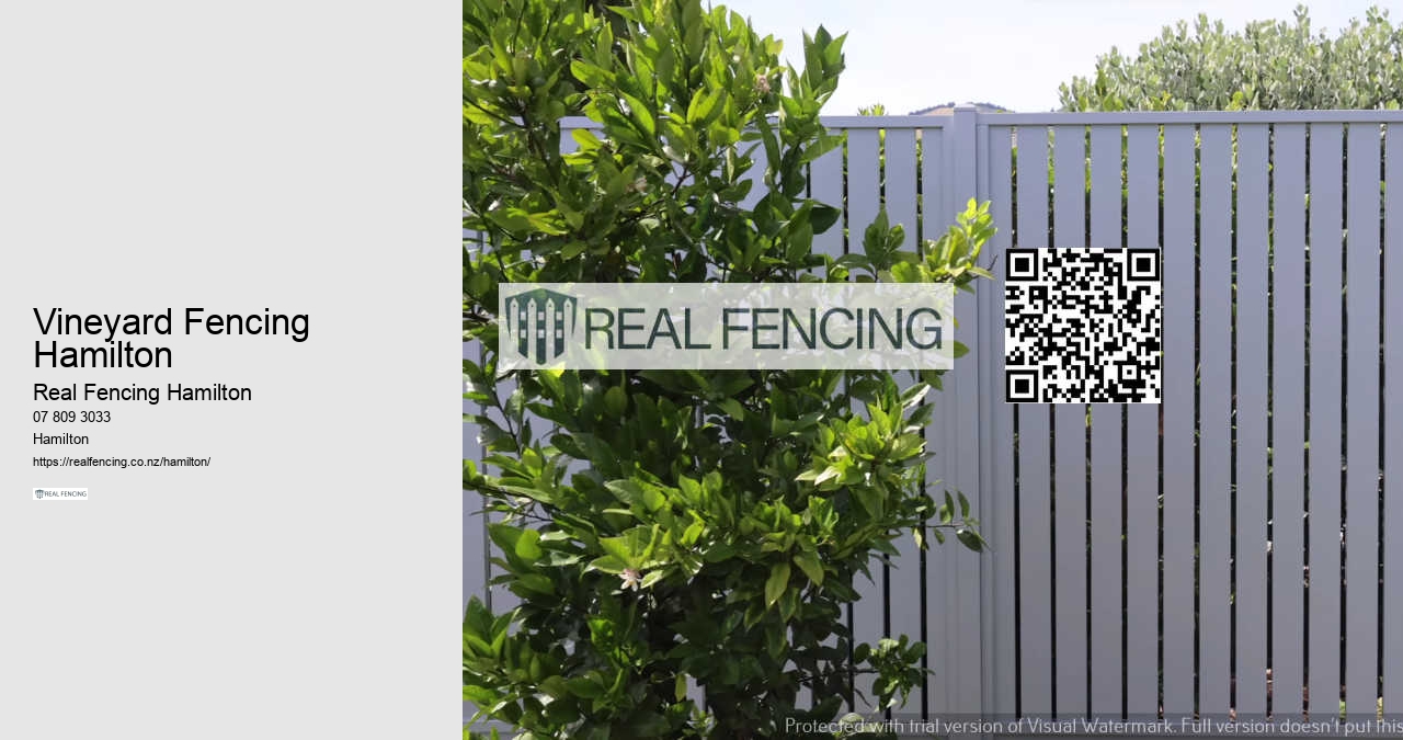 Vineyard Fencing Hamilton