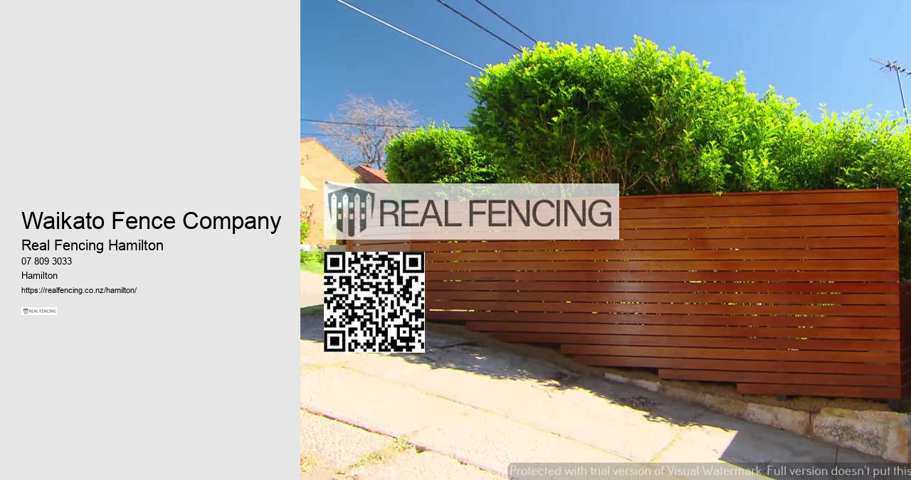 PVC Fencing Hamilton