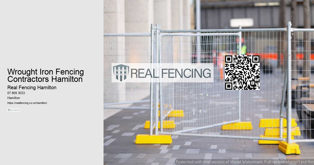 Wrought Iron Fencing Contractors Hamilton