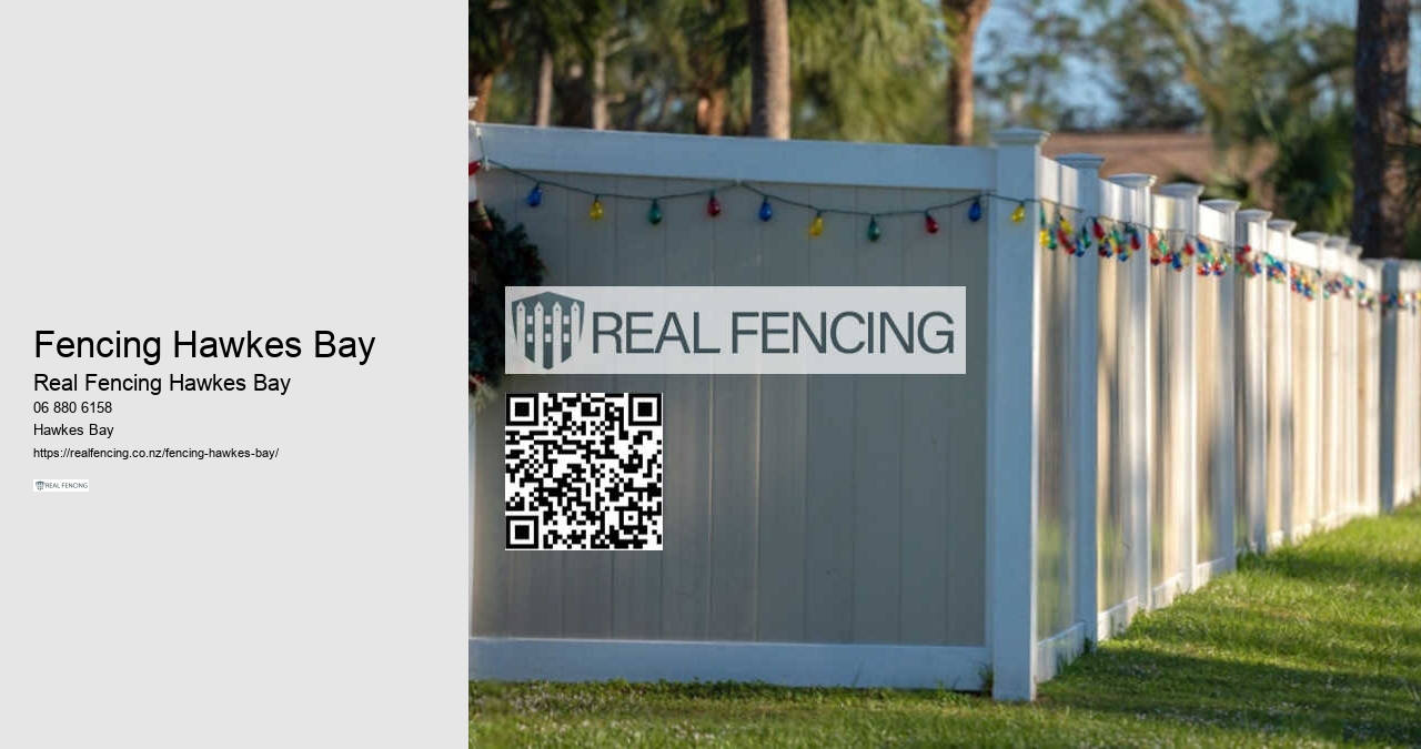 Landscape Fencing Hawkes Bay