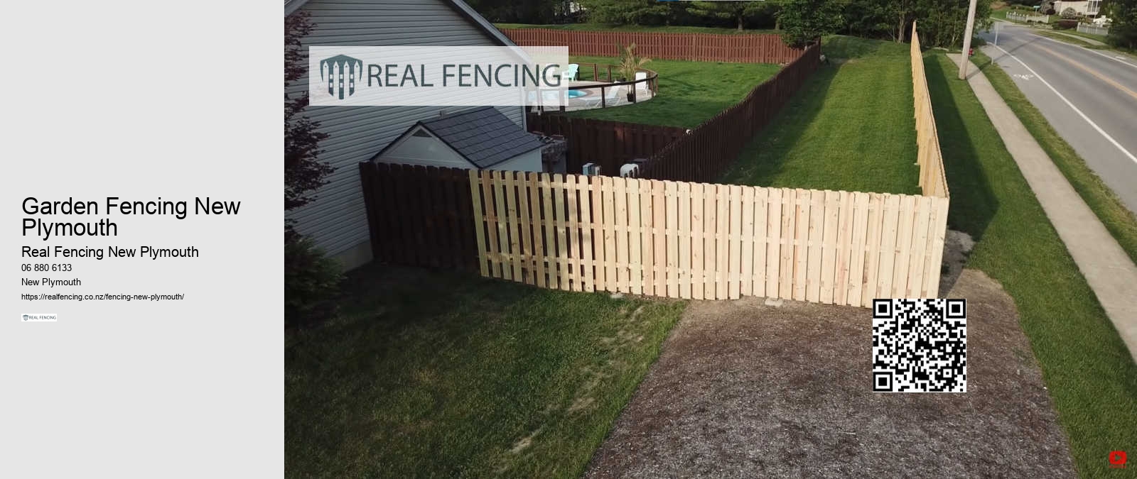 New Plymouth Fence