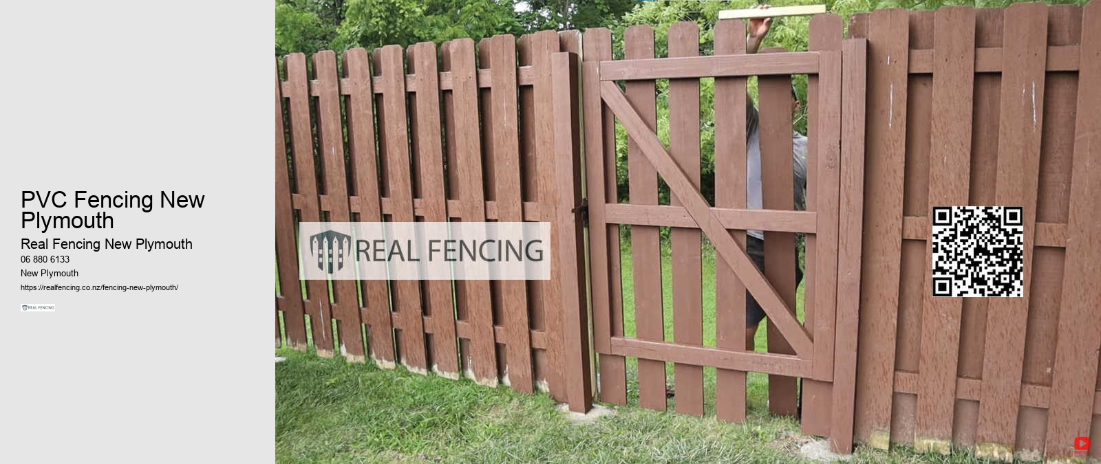 PVC Fencing New Plymouth