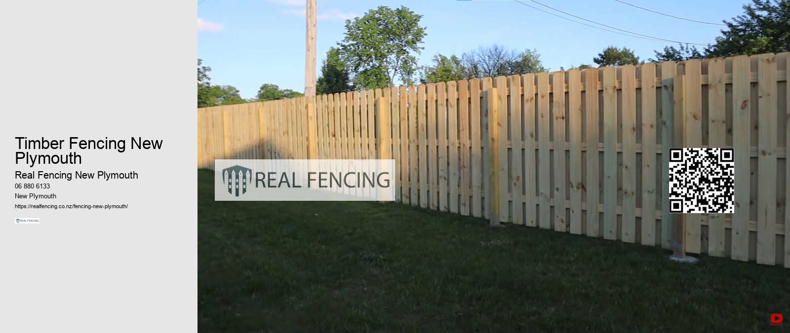 Timber Fencing New Plymouth