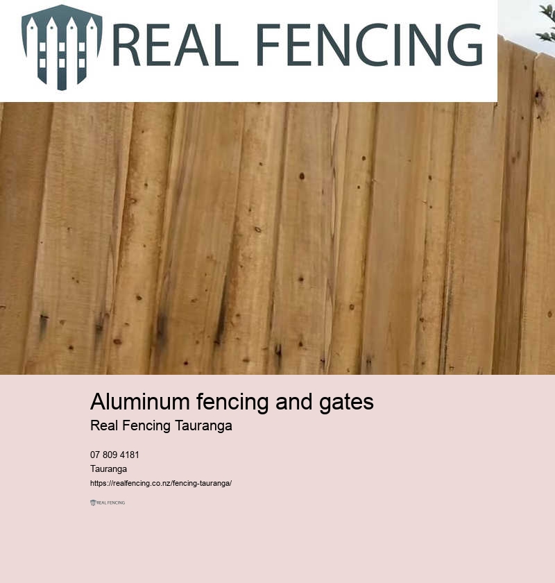 Aluminum fencing