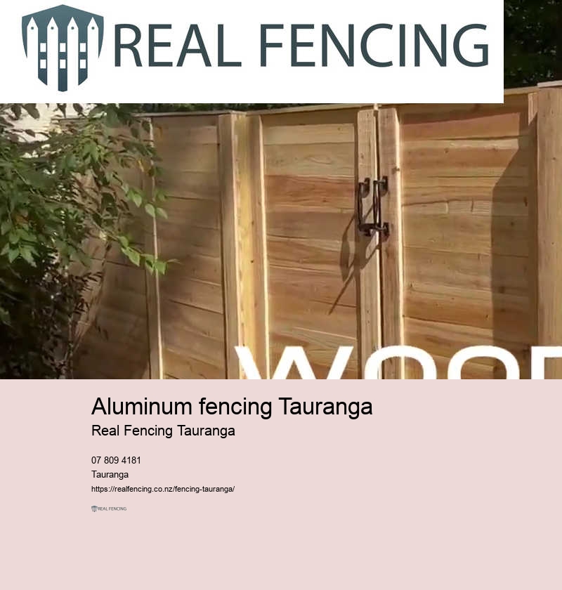 Aluminum fencing Tauranga