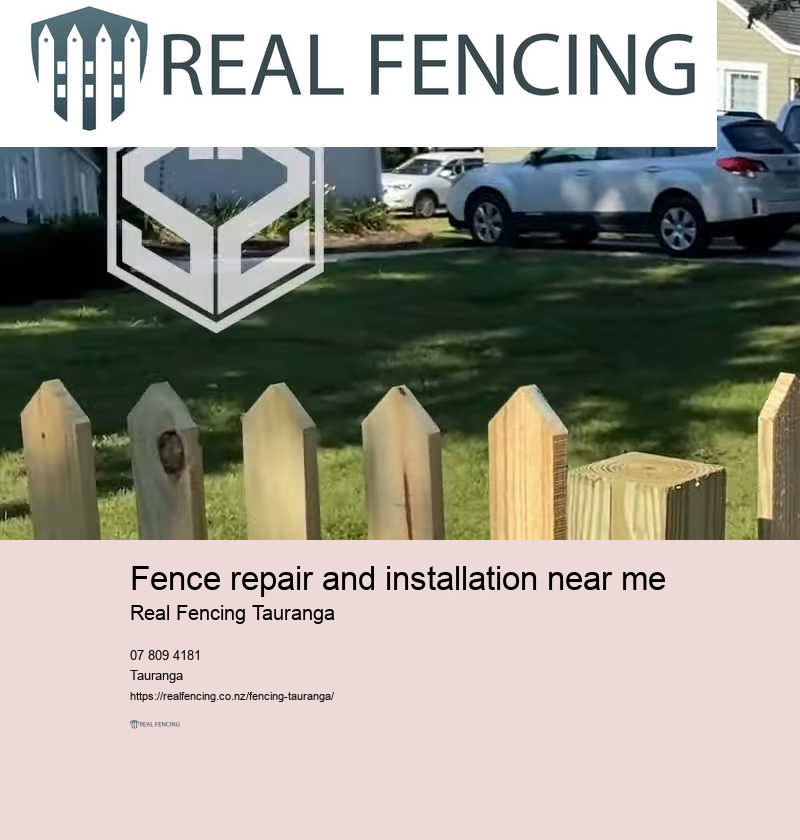 Fence repairs