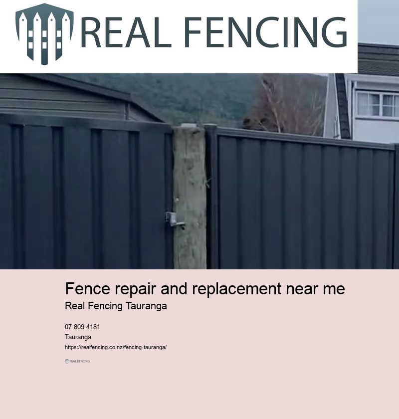 Fence repair