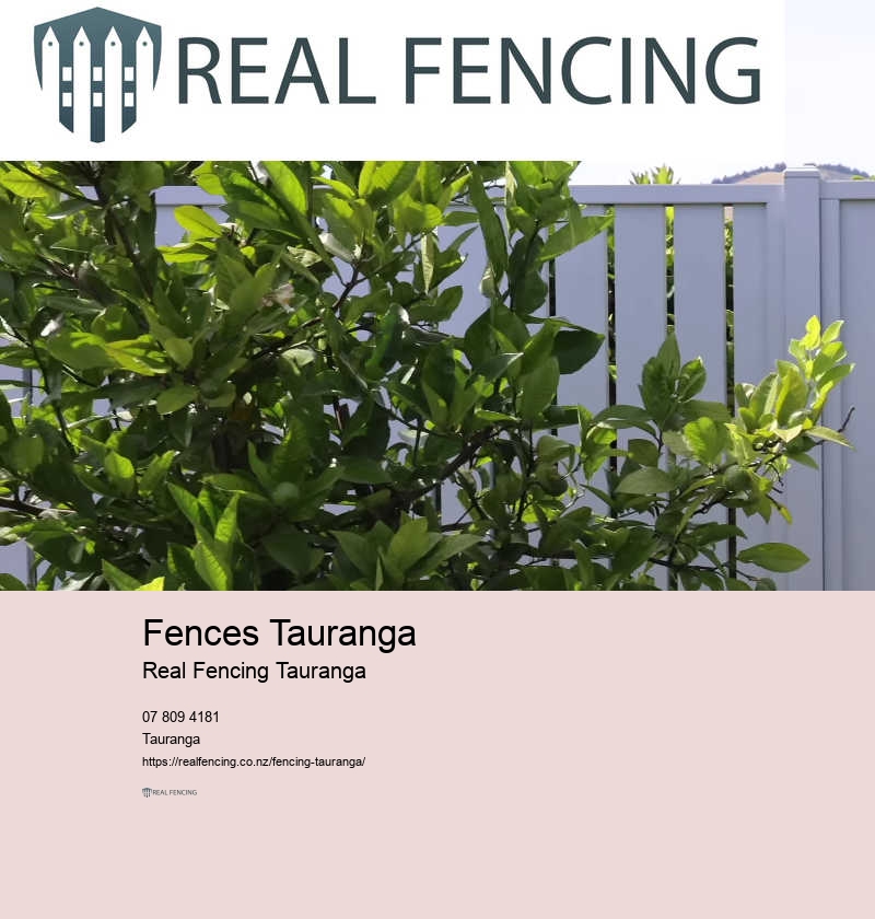 Tauranga fence contractor