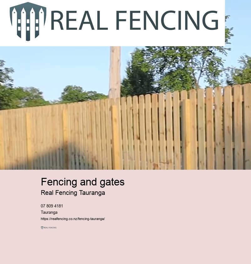 Timber fencing