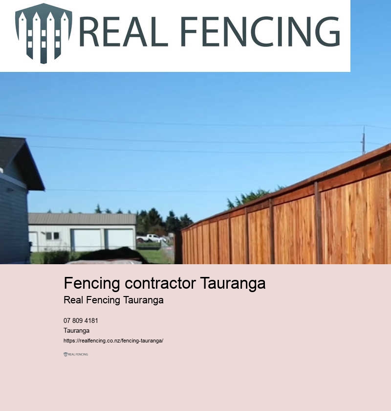 Tauranga fences