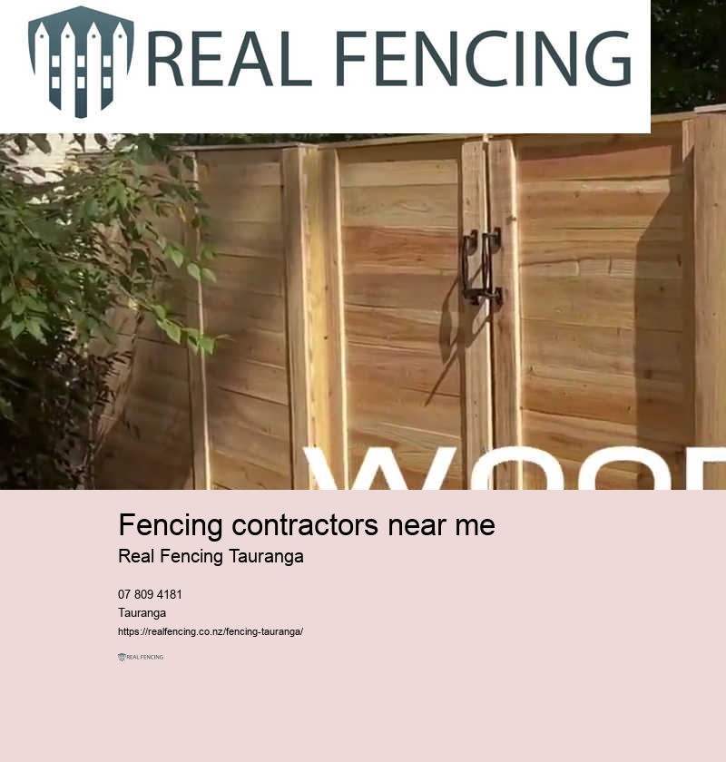 Fencing contractors near me
