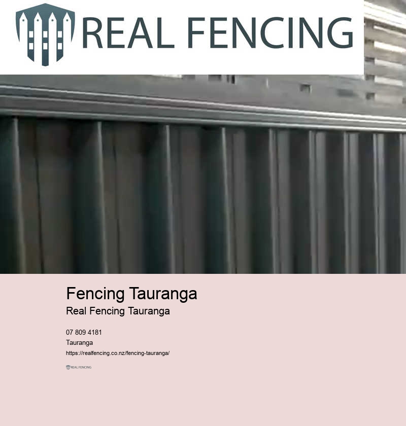 Commercial metal fencing