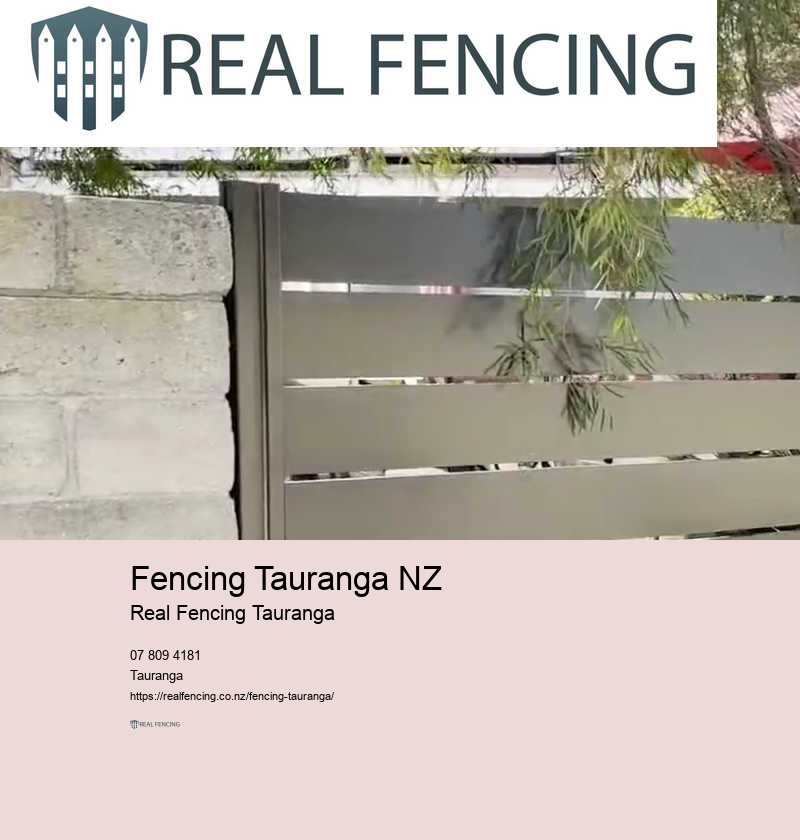 Fencing Tauranga NZ