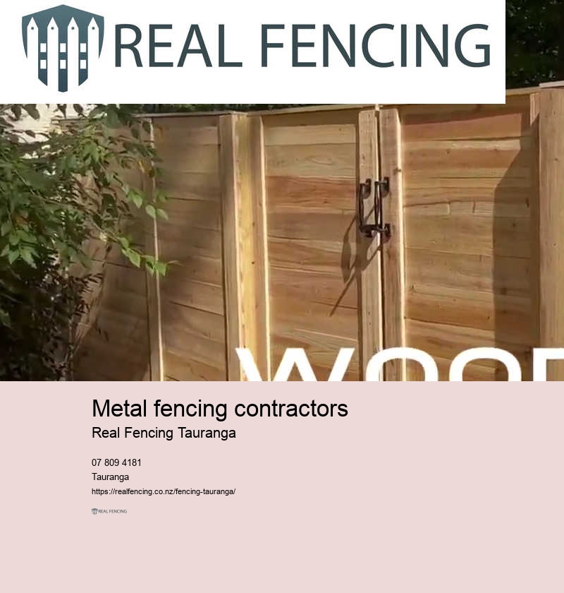 Metal fencing contractors