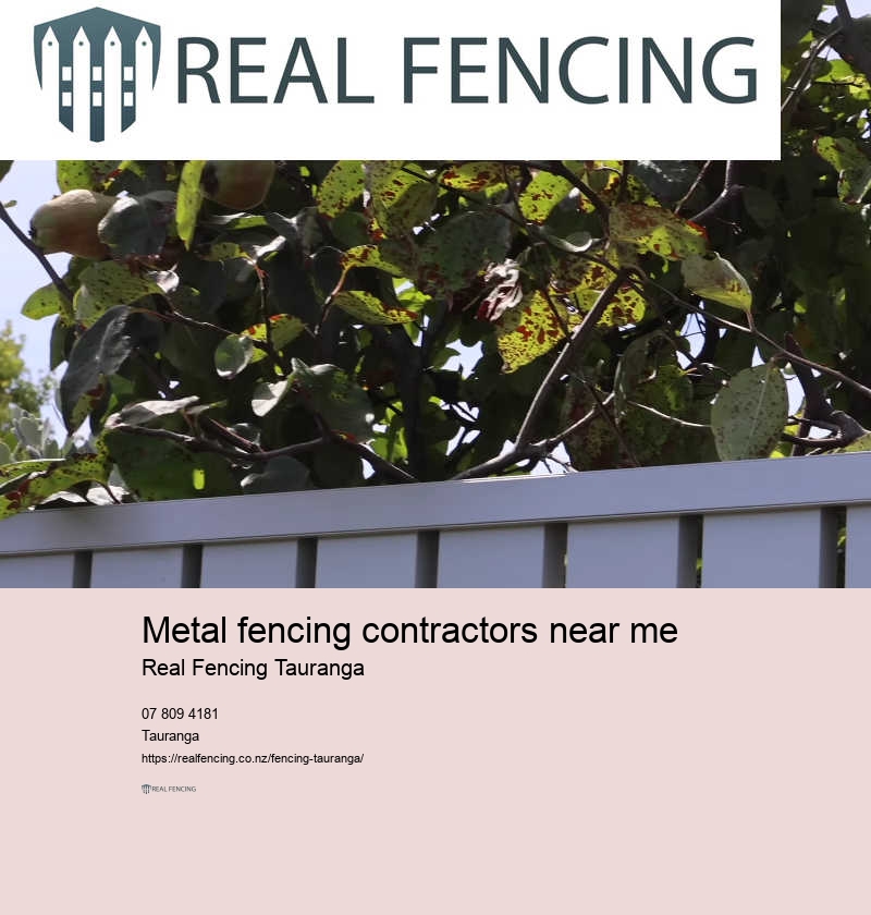 Metal fencing Tauranga