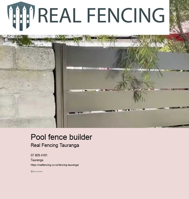 Pool fence builder